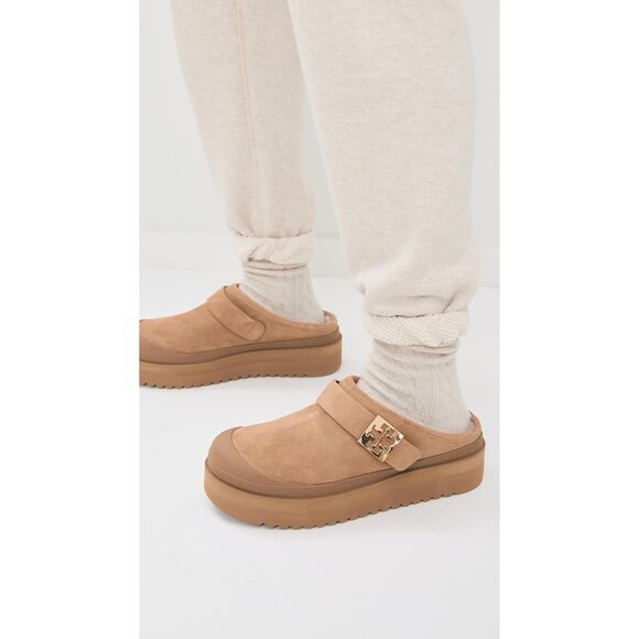 Women's Mellow Shearling Platform Mules - Picture 3 of 5